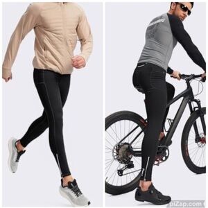 NWT PUDOLLA Men's Fleece Lined Activewear Leggings